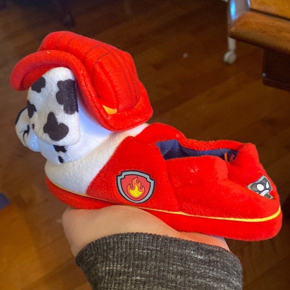 Paw Patrol Size 5-6 Toddler Marshal Character Slippers - Picture 3 of 3